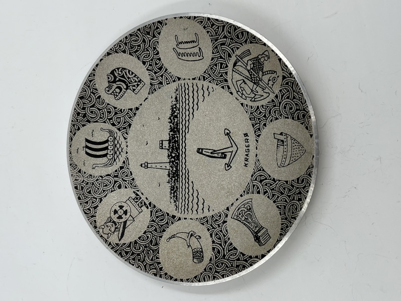 Rundt uvanlig Kragerø fat