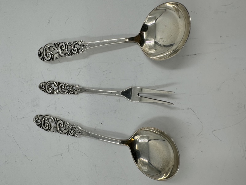 3 deler Telesølv