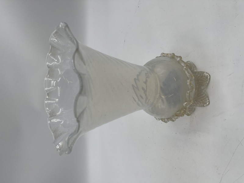 Gammel flott glass vase.