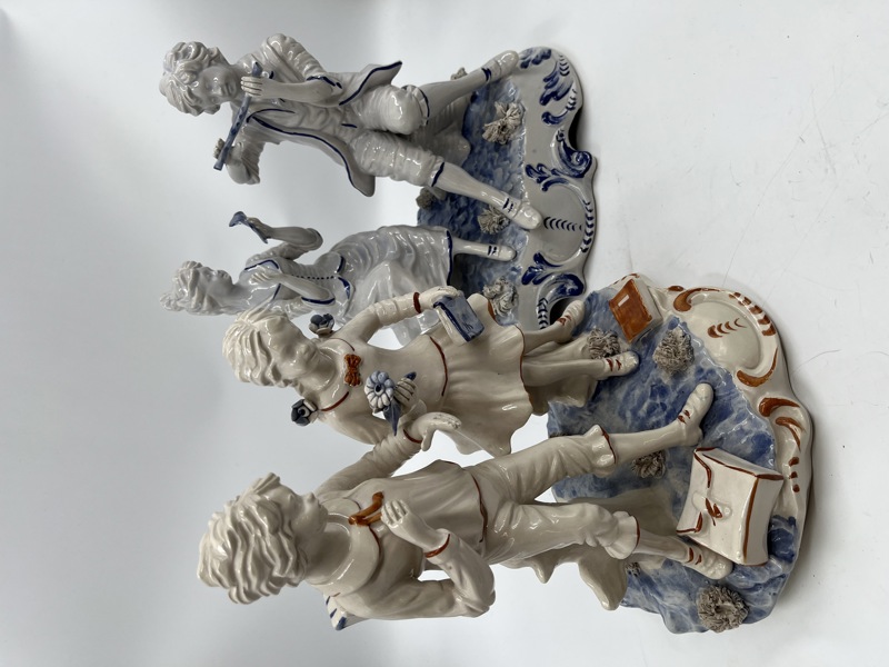 2 Figurer Capo di Monte Italia