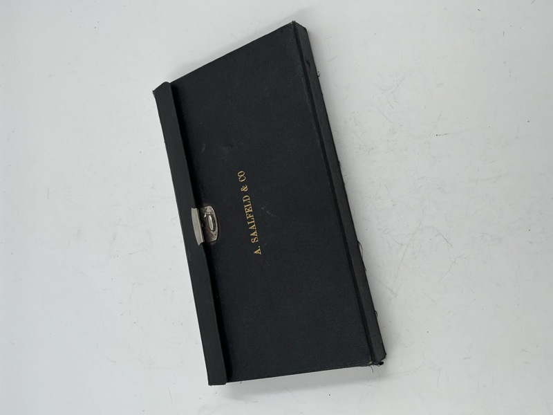 Salgs prøve sett med parfyme av A. Saalfeld og co