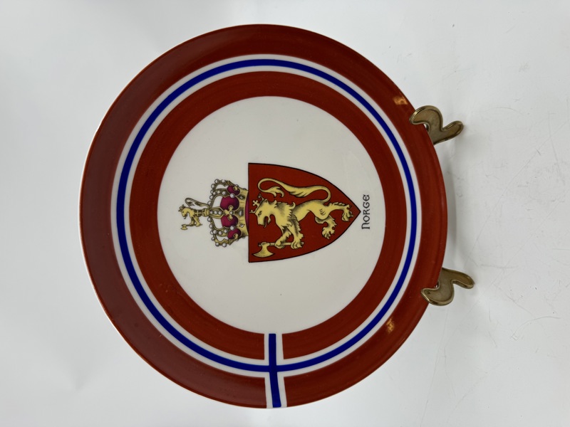 PP- Platte med Norske Riksvåpenet