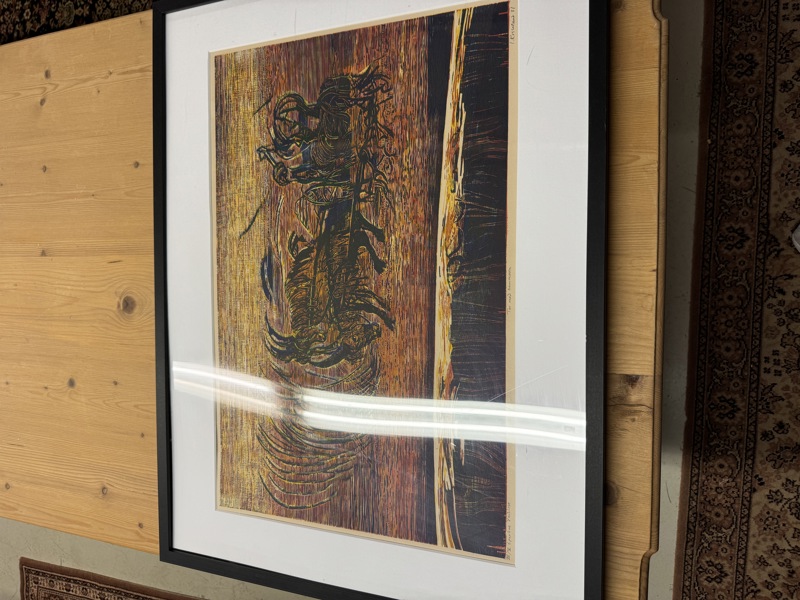 Litografi Inge Rosland sign datert