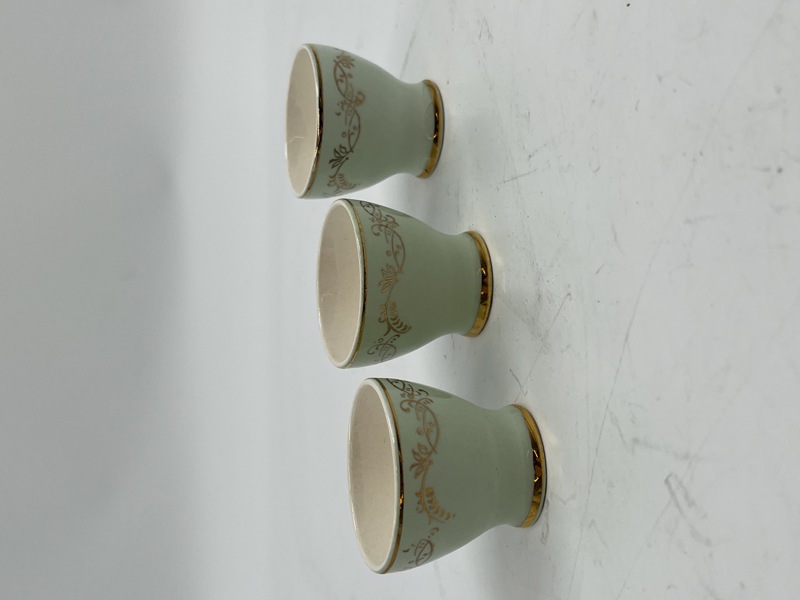 Figgjo Flint - 3 stk Eggeglass Grønn Marie