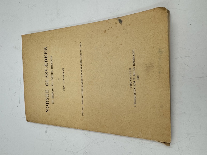 Bok Norske Glass Verk