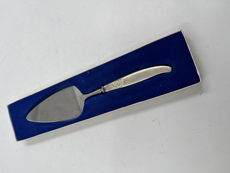 Sølv- Kakespade i telesølv