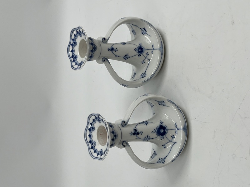 BG- 2 stk Lysestaker Muselmalt