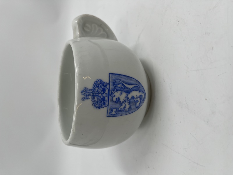 PP- Solid Kopp med norske riksvåpnet i blått