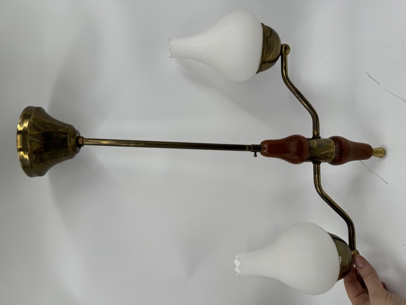 Jugend Taklampe m / hvite kupler