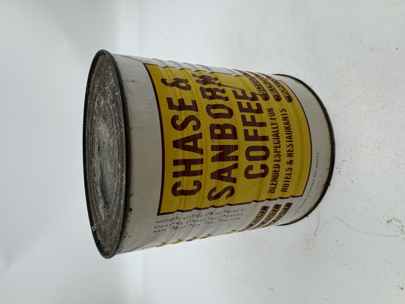 Vintage Chase Sanborn coffee boks