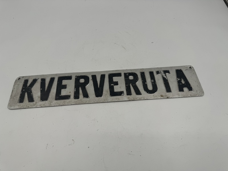 Gml skilt 1930 -1940