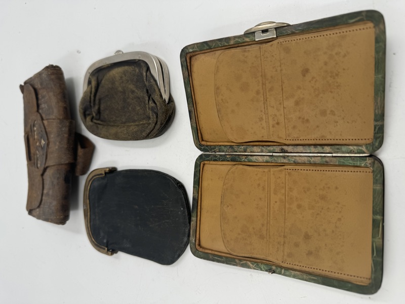 4 stk Gml lommebøker 