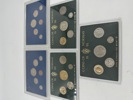 5 stk mynt sett Norske