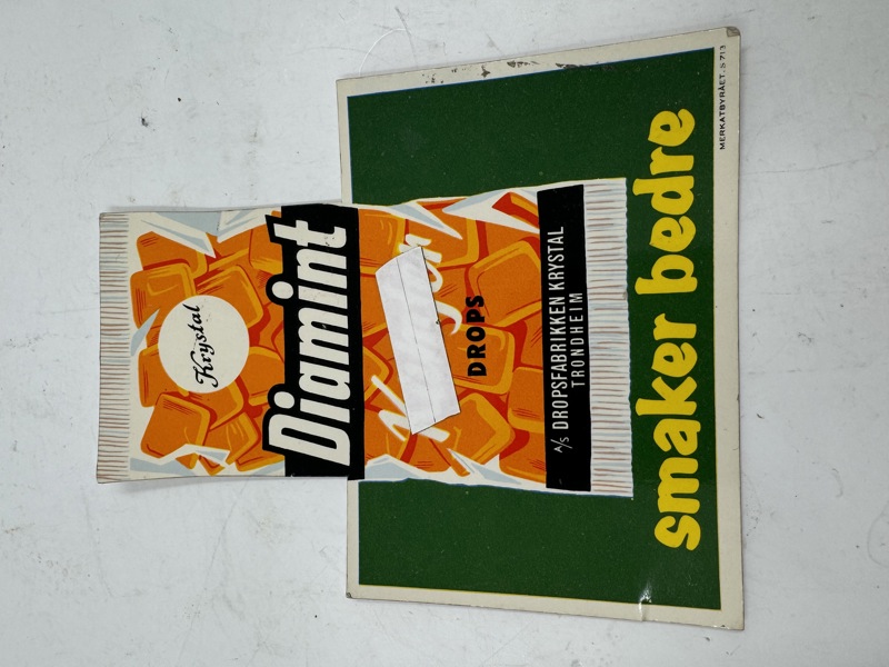 Gml krystal trondheim plakat 
For Kamferdrops