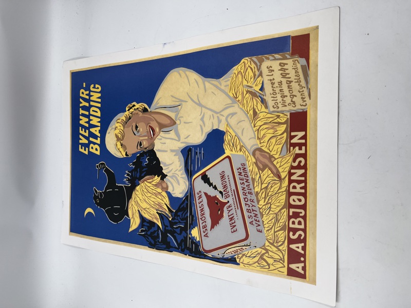 Asbjørnsens plakat ant slutten av 1900 tallet