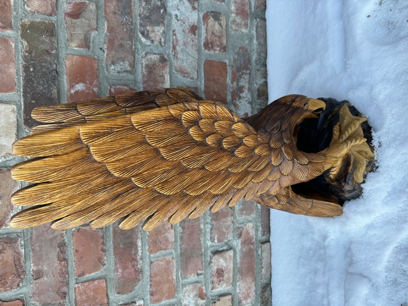 Utskjært Ørn m/ sprekk