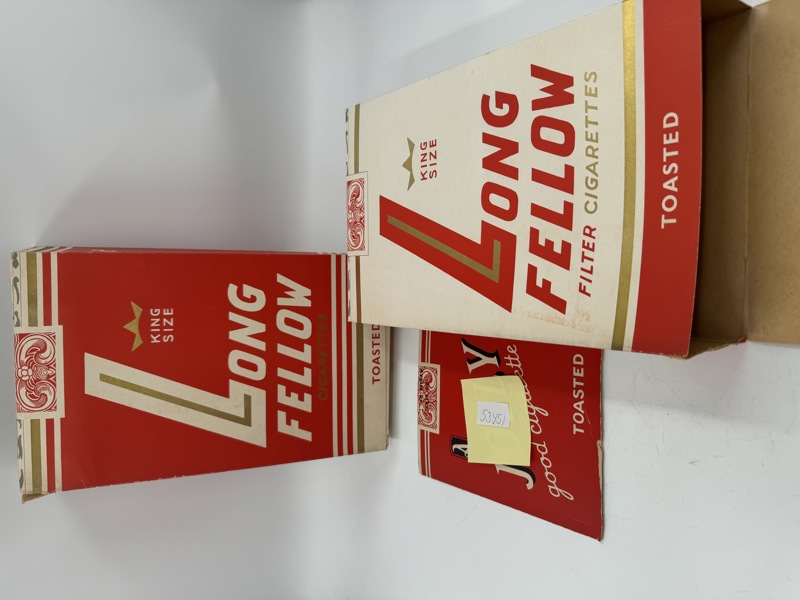 Conrad Langgaard 2 stk reklameesker + reklame