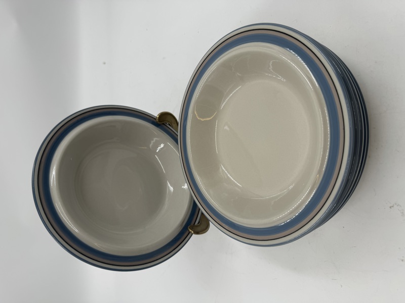 Arabia- 6 stk dype tallerkner "Uhtua"