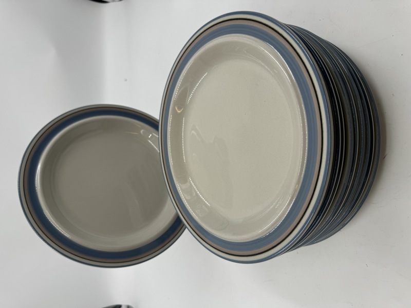 Arabia - 10 stk Flat Tallerkner  " Uhtua"