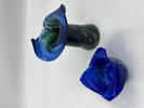 2 stk Kunstglassvaser