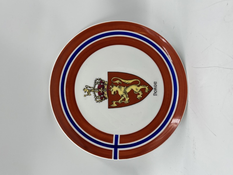 PP- Platte med Norges Riksvåpen