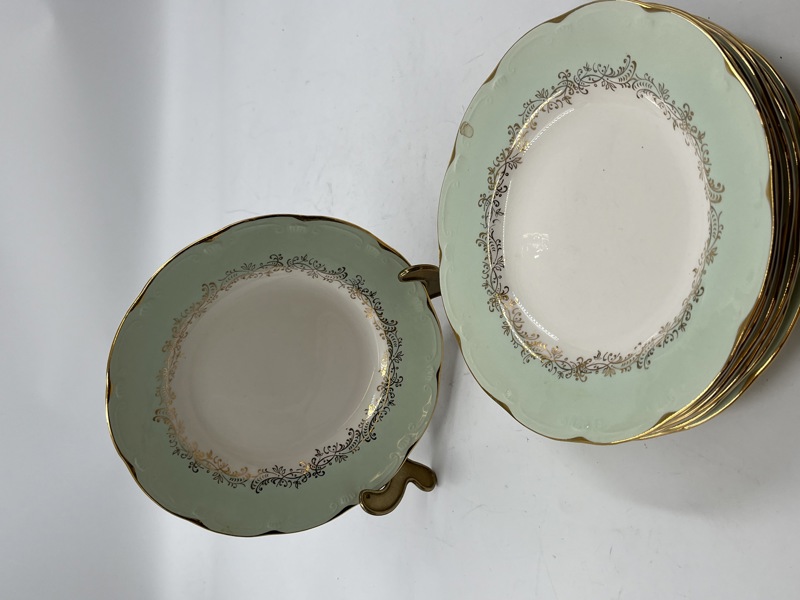 Figgjo - 6 stk Frokost Tall grønn marie