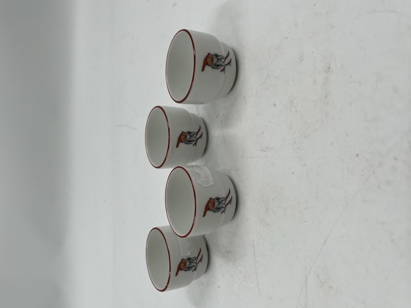 PP- 4 stk eggeglass i Nisseservise