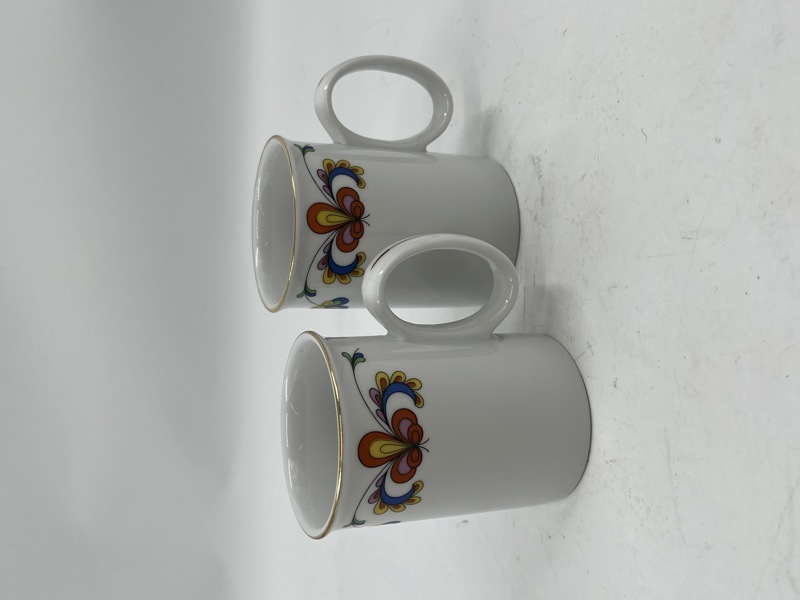 PP- 2 stk Krus i Bondemønster