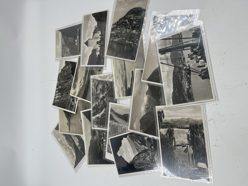 16 stk Sort/hvit Postkort