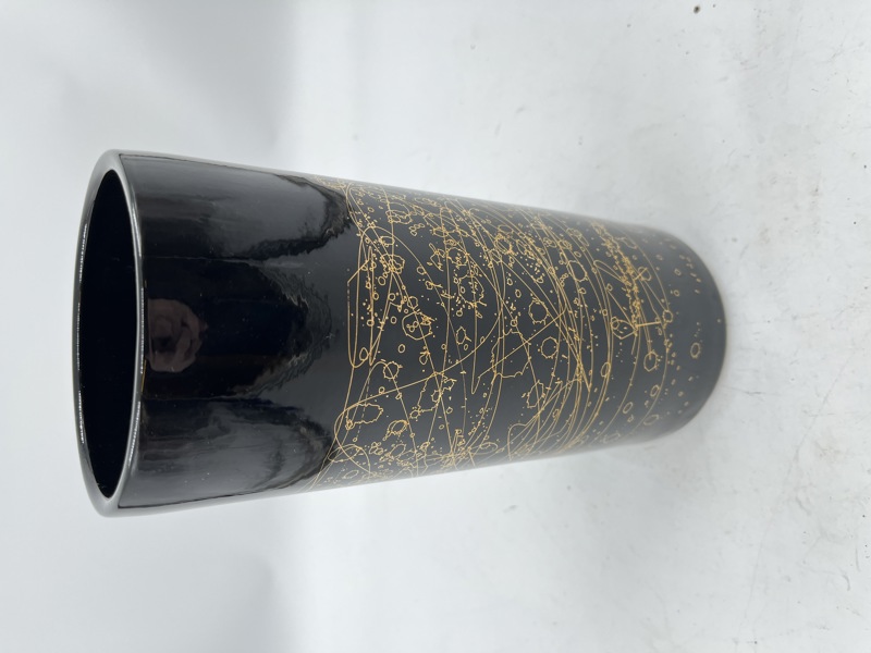 PP - Blomstervase m/ gulldekor