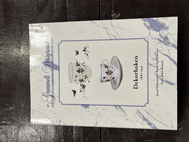 Bok - Gammelt Porsgrund Dekorboka