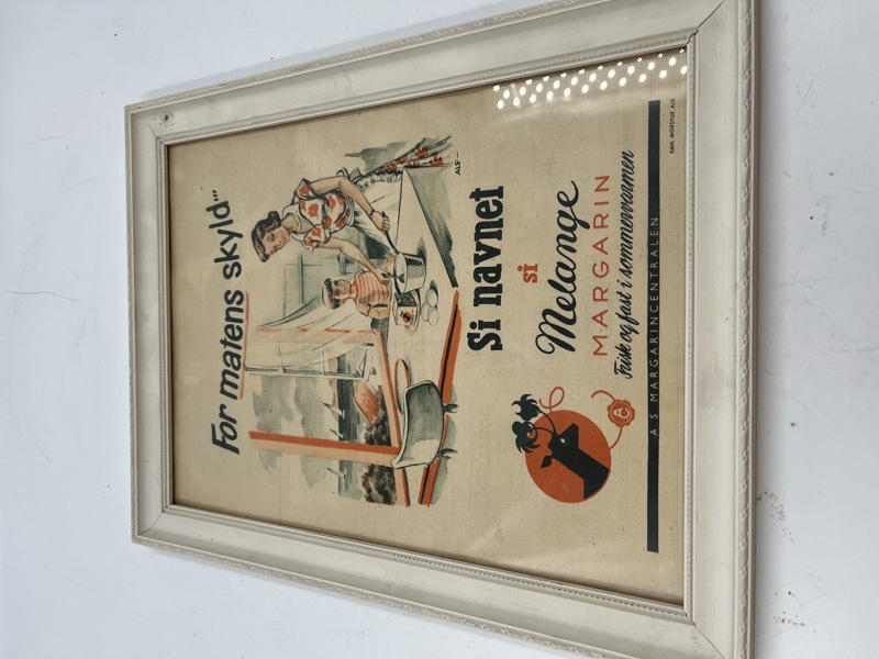 Melange smør plakat 