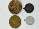 4 stk gml medaljer