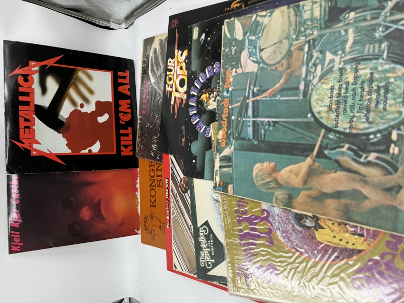 Lott m/ LP plater 10 stk