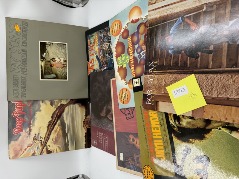 Lott m/ LP plater 8 stk