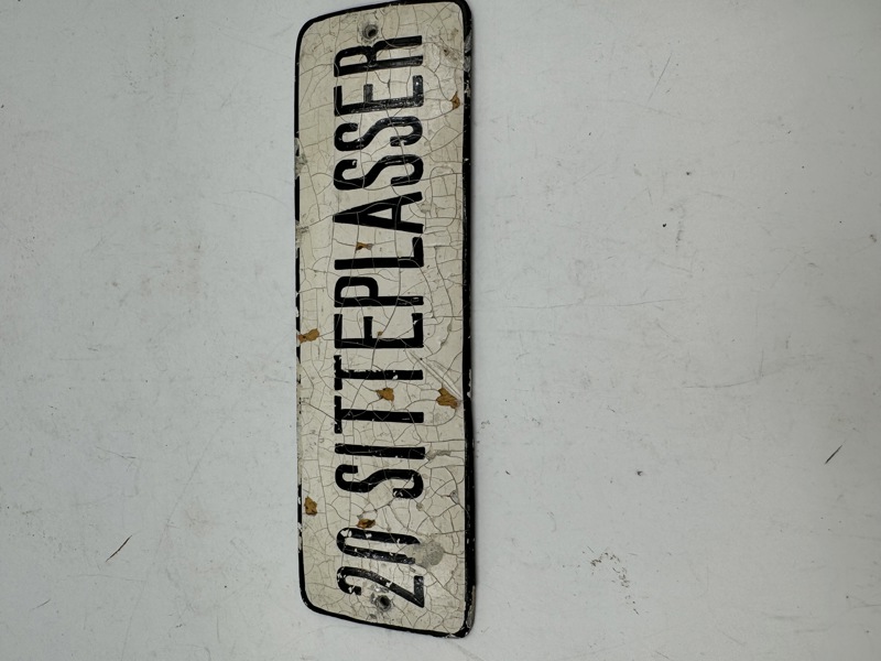 80-90 år gmlt skilt 24 sitte plasser