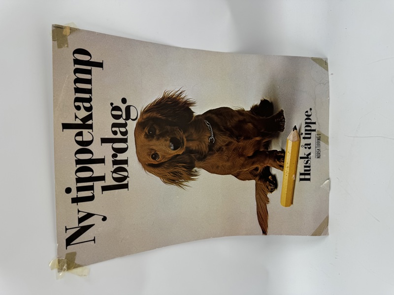 Gml Norsk tipping plakat