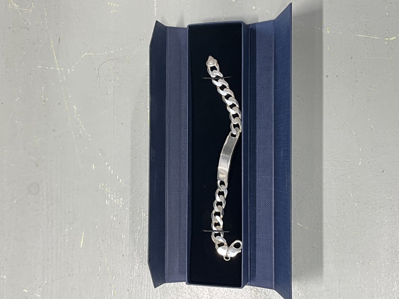 Sølvarmlenke 21 cm
