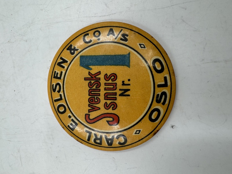 Sjeldent Reklamespeil Carl E .olsen 