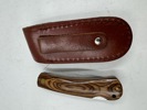 Kongsberg Lommekniv i brunt etui