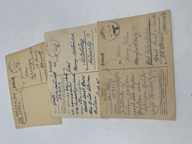 Lott 3 stk Feldpost 2ww 