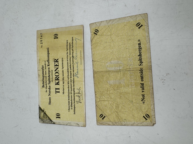 Betalingsmerke store norske 2 stk 