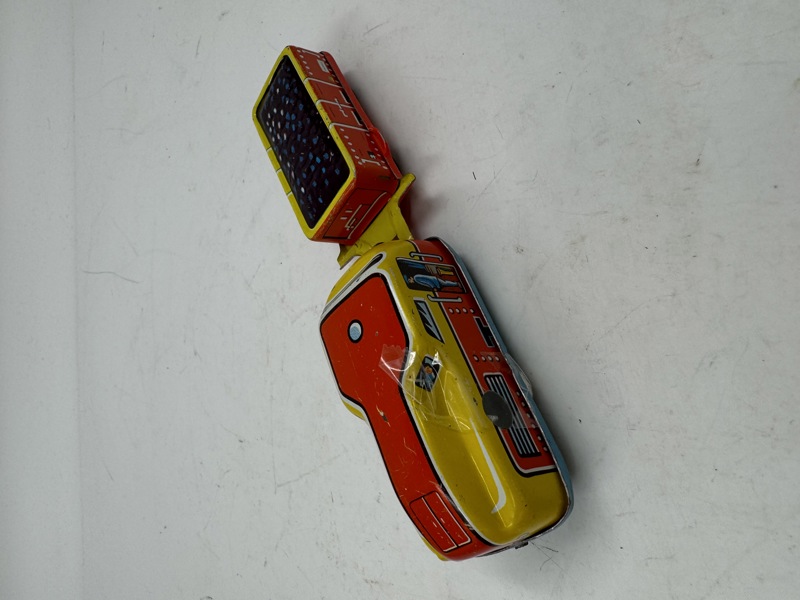 Eldre Tog m/ vogn blikk opptrekk med nøkkel