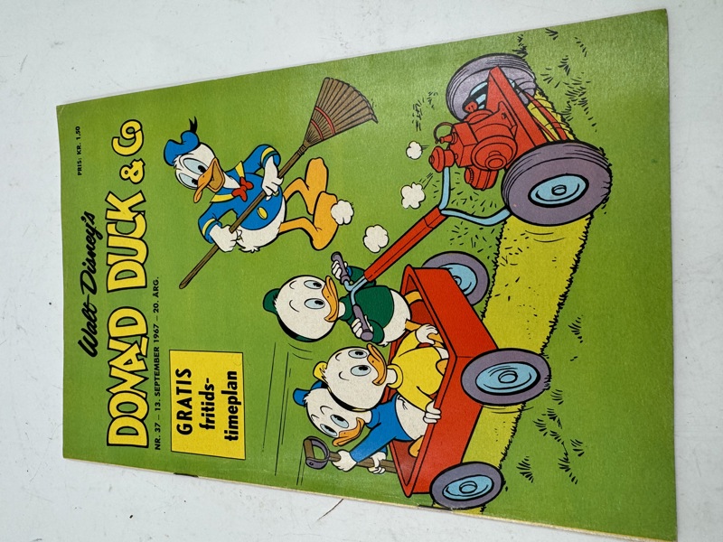 Donald Duck nr 37 1967 m / timeplan