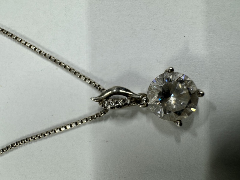 Kjedeanheng 925s m/ perle