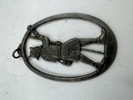 Gammel medaljong m/ pilgrim
