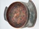 Stor 1800-talls 1819 Vengebolle med rosemaling + drikkevers