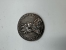 Sølv medalje tekst med 1818
