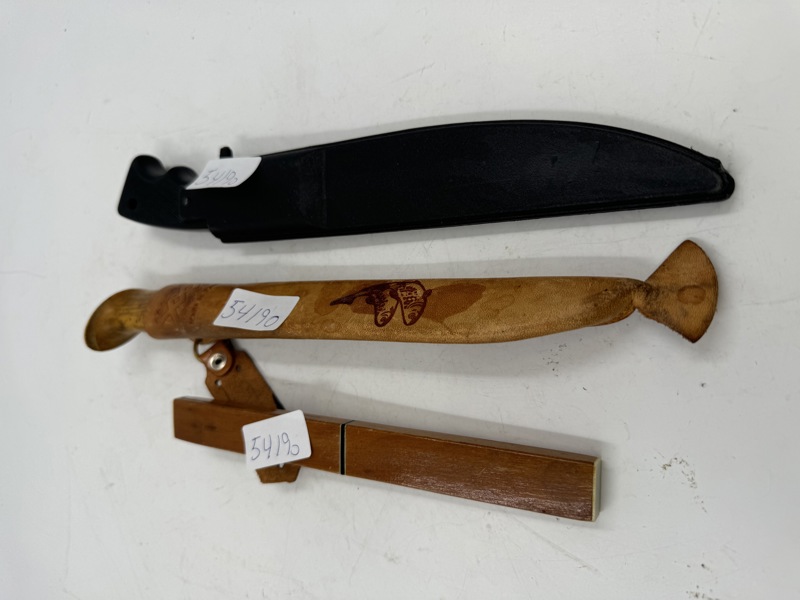Lott 3 stk kniver m/ slir