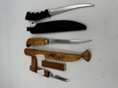 Lott 3 stk kniver m/ slir